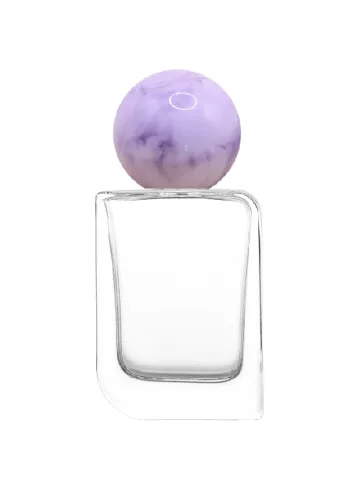 20 ml flat perfume bottle, 15 mm crimp neck