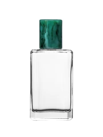 50 ml flat perfume bottle, 15 mm crimp neck