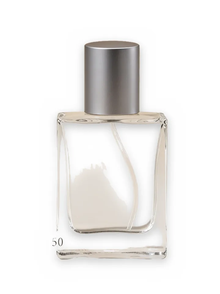 50 ml flat perfume bottle