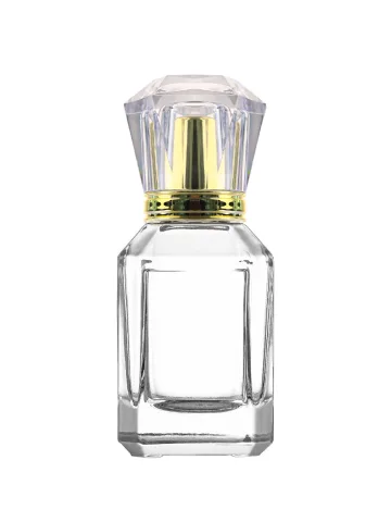 50 ml perfume bottle, 15 mm crimp neck