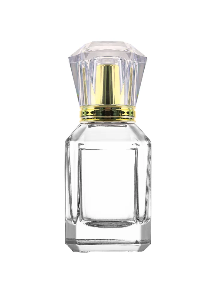 50 ml perfume bottle, 15 mm crimp neck