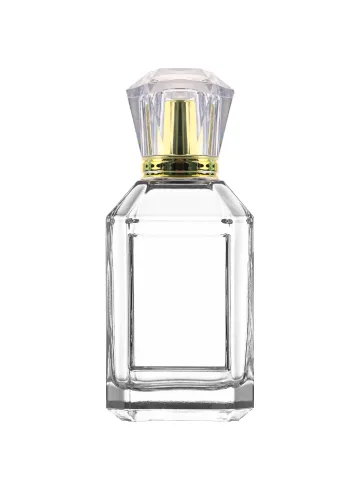 100 ml perfume bottle, 15 mm crimp neck