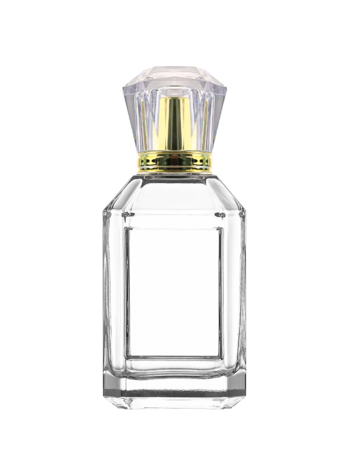 100 ml perfume bottle, 15 mm crimp neck