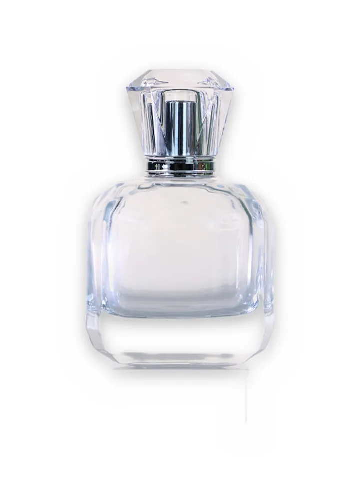 100 ml perfume bottle, 15 mm crimp neck