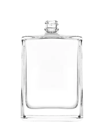 150 ml flat perfume bottle, 18 mm screw neck
