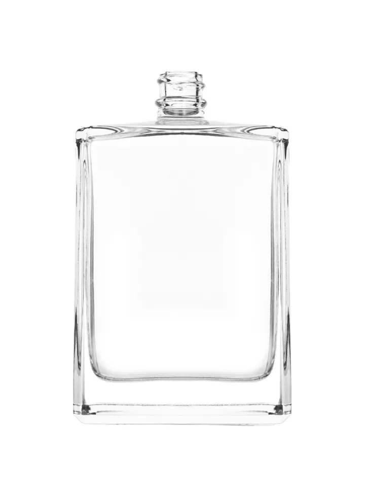 150 ml flat perfume bottle, 18 mm screw neck