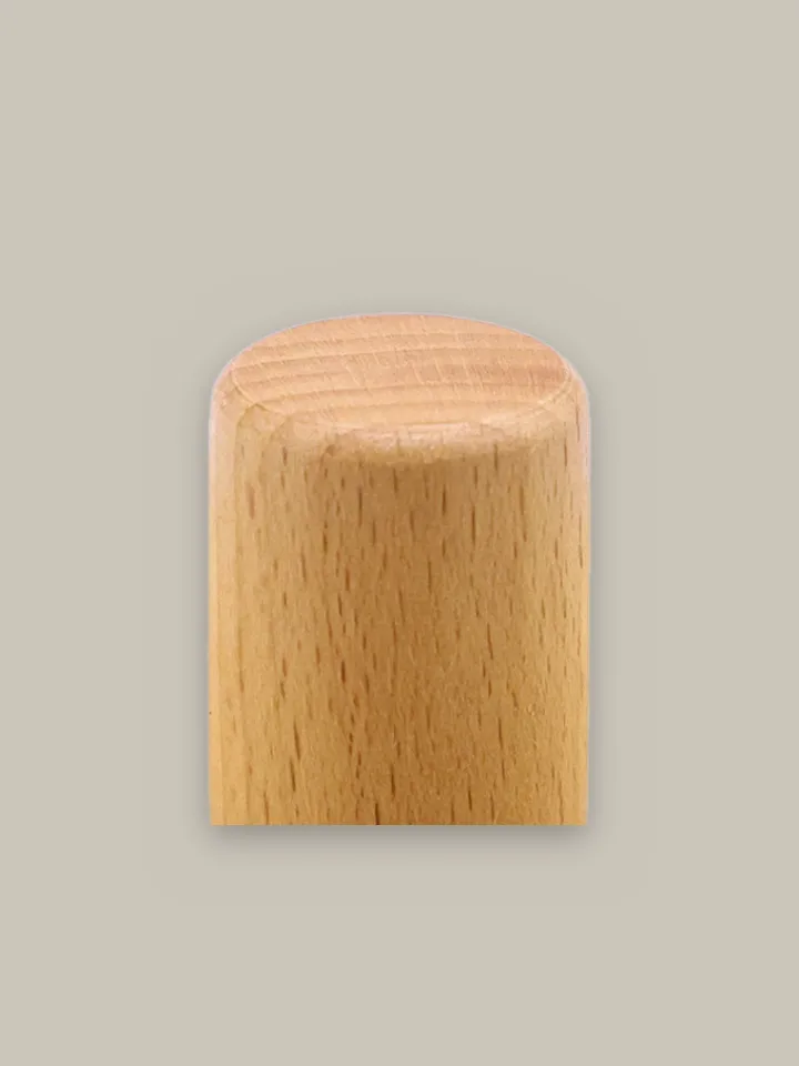 Wooden cylinder cap