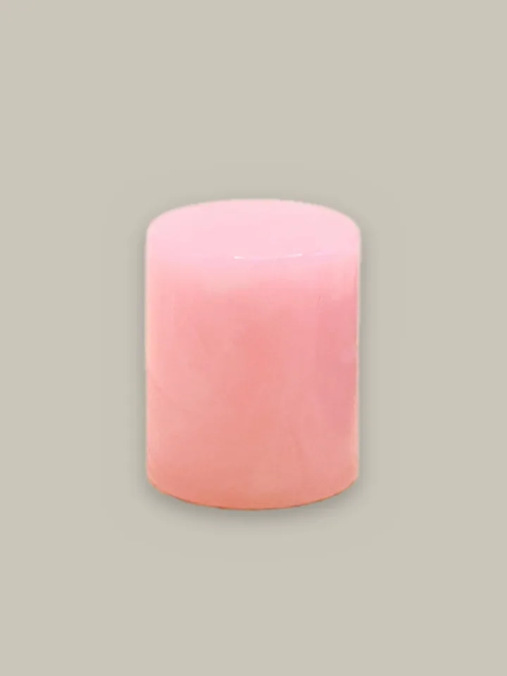 Resin cylinder cap, pink pattern