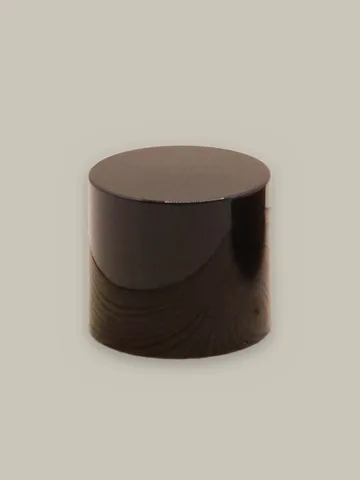 Designer cap, glossy black, weighted