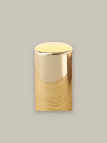 Metal overcap, gold