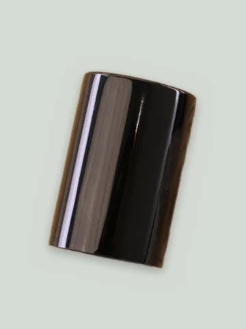 Crimp pump, black anodised aluminium (with overcap)